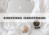 苏州软件开发培训（苏州软件开发培训班）